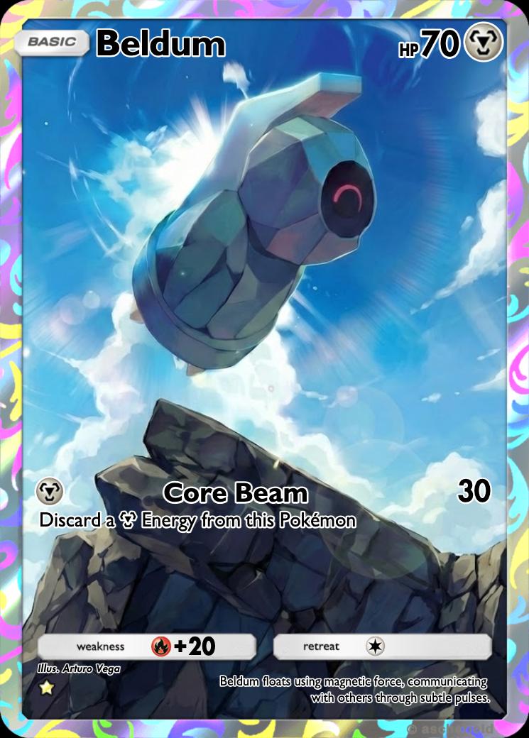 Beldum Full Art - Etsy