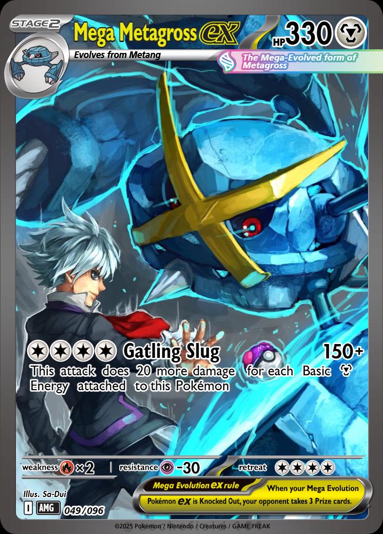 Mega Metagross Card - Etsy Mega Metagross Card - Etsy