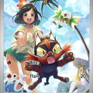 litten pokemon card full art Litten 30/195
