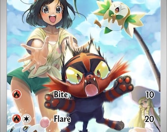 litten pokemon card full art tcg trading cards set New [Colorless] Pokemon Scarlet & Violet Temporal