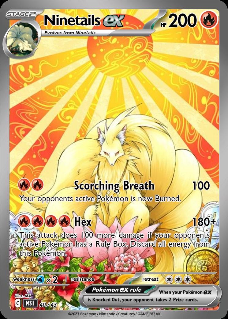 Ninetails EX Full Art - Etsy