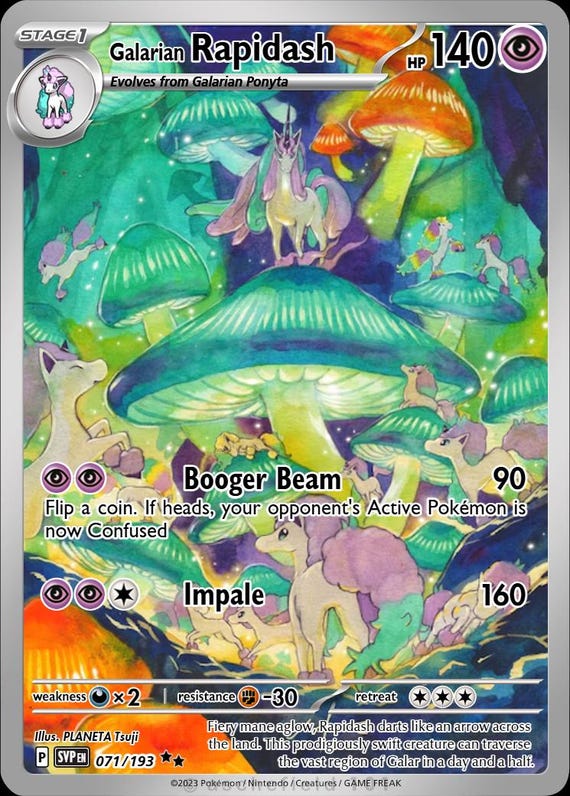 galarian rapidash pokemon card Pokemon Card Galarian Rapidash V s6H 075/070 Korean Ver (SR) K-TCG