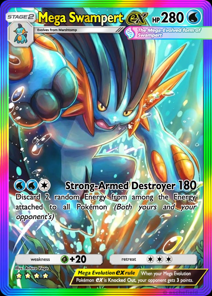 Swampert Card - Etsy