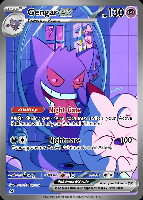 Gengar Ex Full Art - Etsy