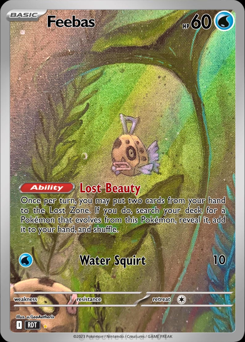 Feebas Full Art - Etsy