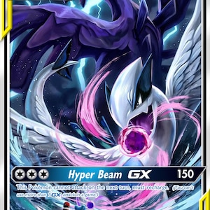 Shadow Lugia Gx Card - Etsy