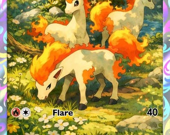 1999 Ponyta Pokemon Card - Etsy 1999 Ponyta Pokemon Card - Etsy