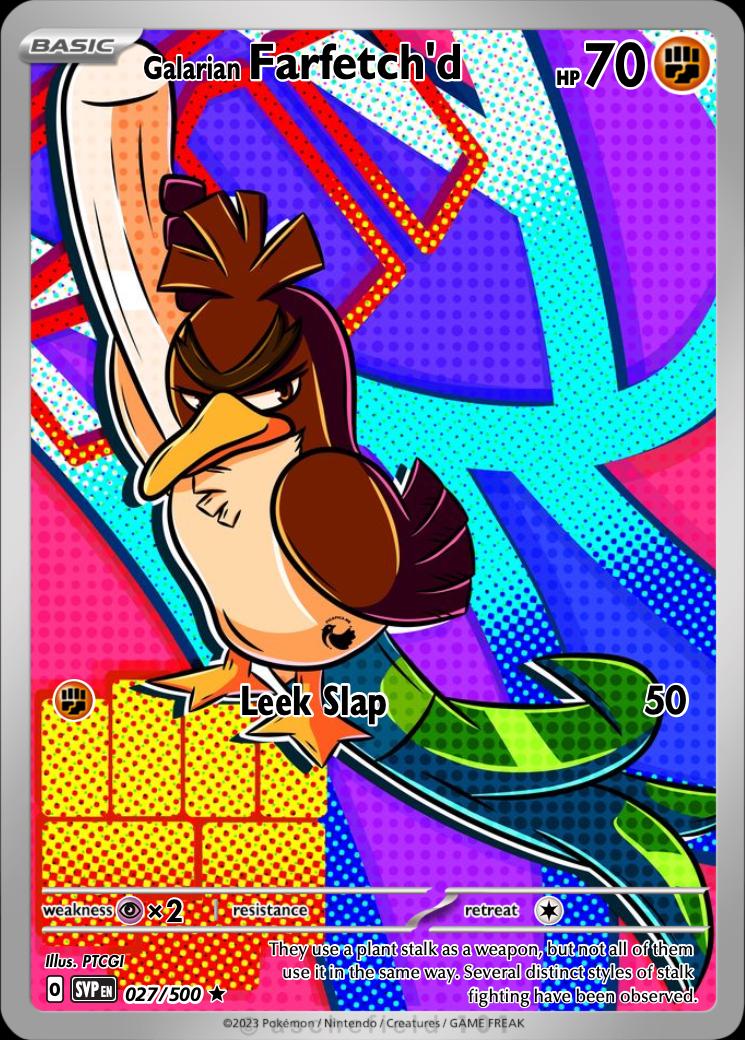 Galarian Farfetch'd - Etsy