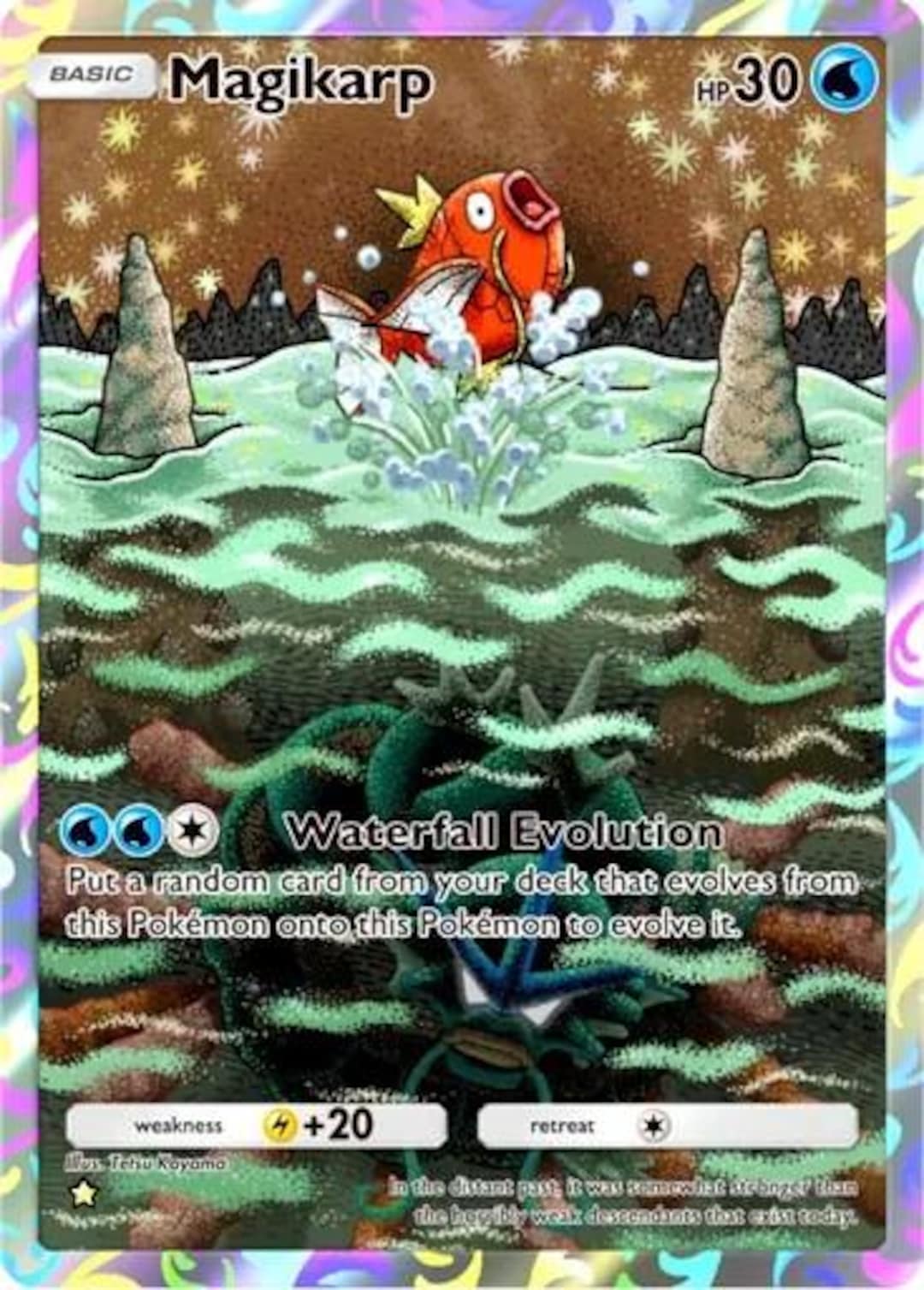 Magicarp Variations Magikarp Full Art - Etsy