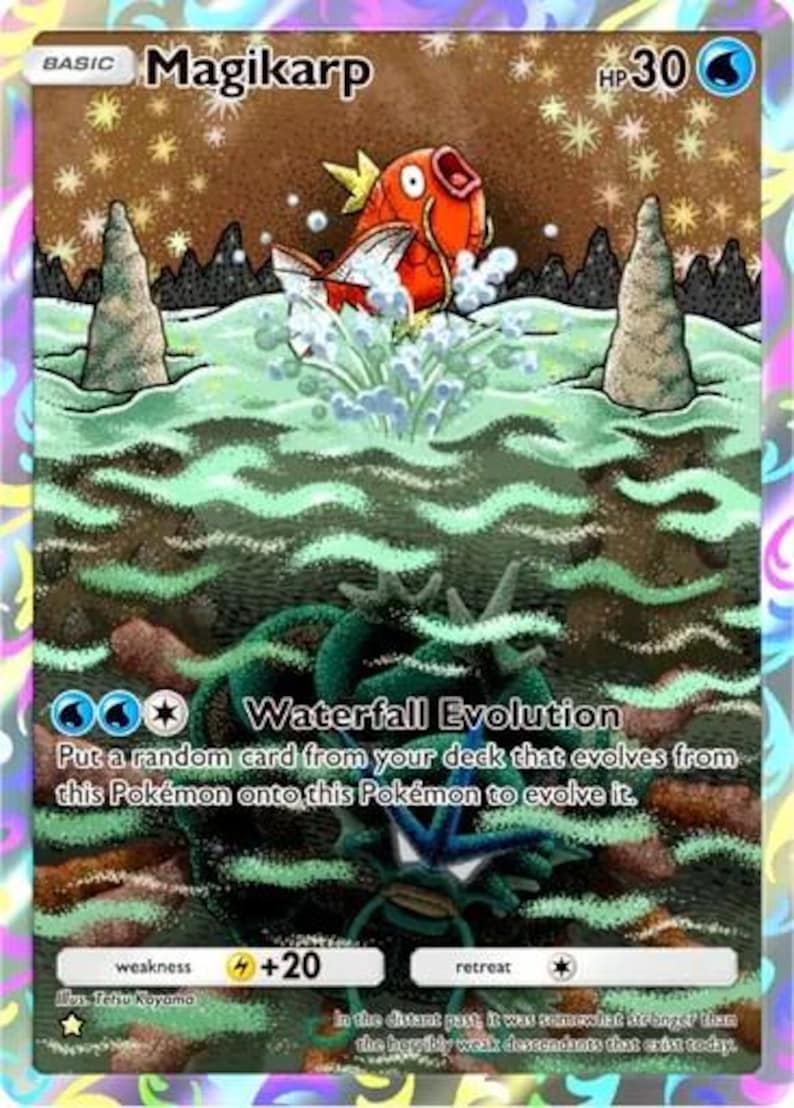 Magikarp Fishmark Magikarp Full Art - Etsy