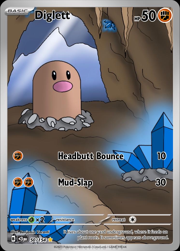 Diglett Full Art - Etsy