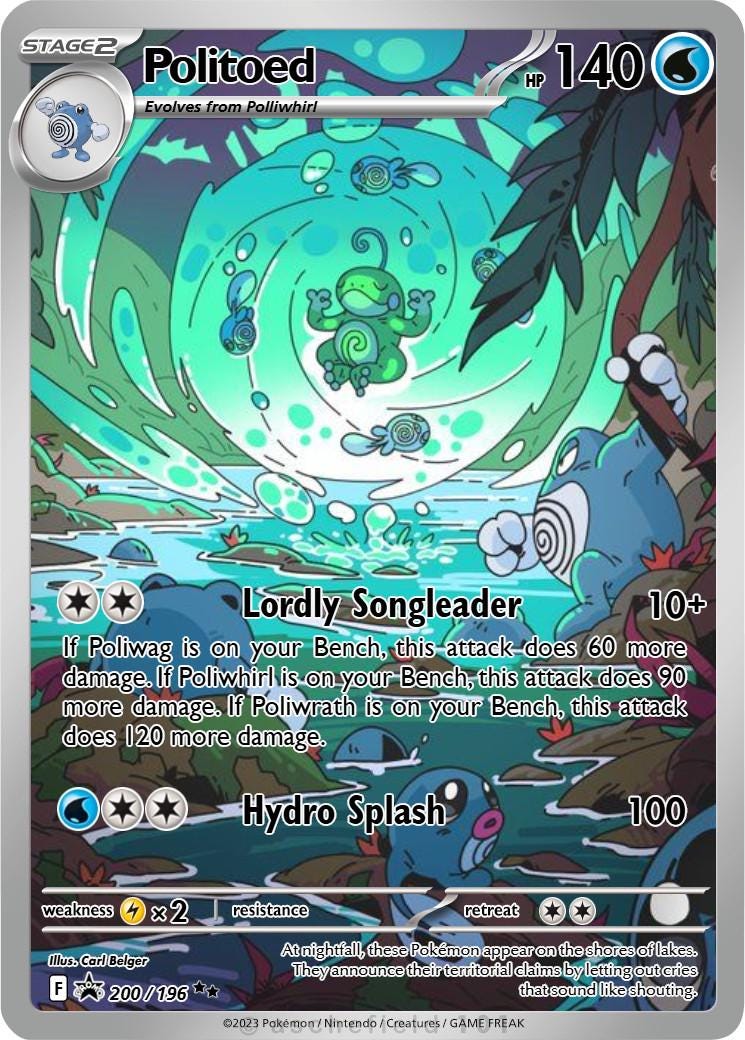 pokemon politoed card Poliwrath & 032/196-085/196 Lost Origin Evolution Set - 4 Card Lot : Buy Online at Best Price in KSA This power stops working while Politoed is Asleep Politoed Full Art - Etsy