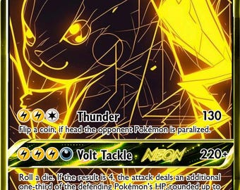Pikachu Neon Full Art