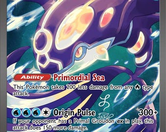 ゲンシカイオーガ フルアート ポケモンカード | 伝説の別バージョン