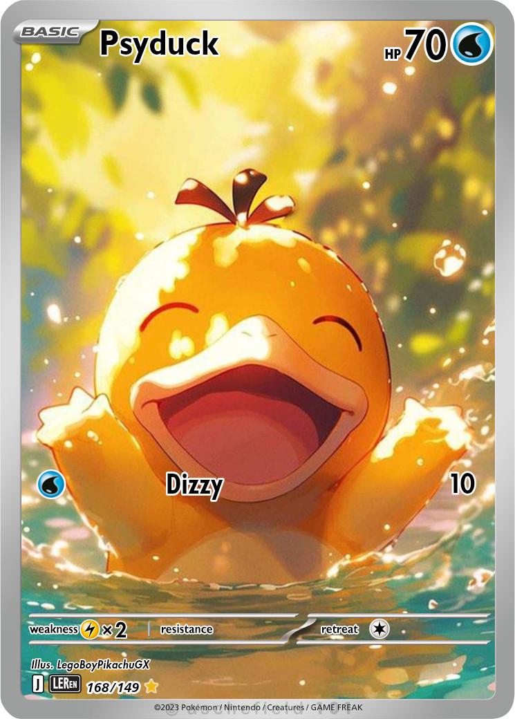 Psyduck Full Art Card - Etsy