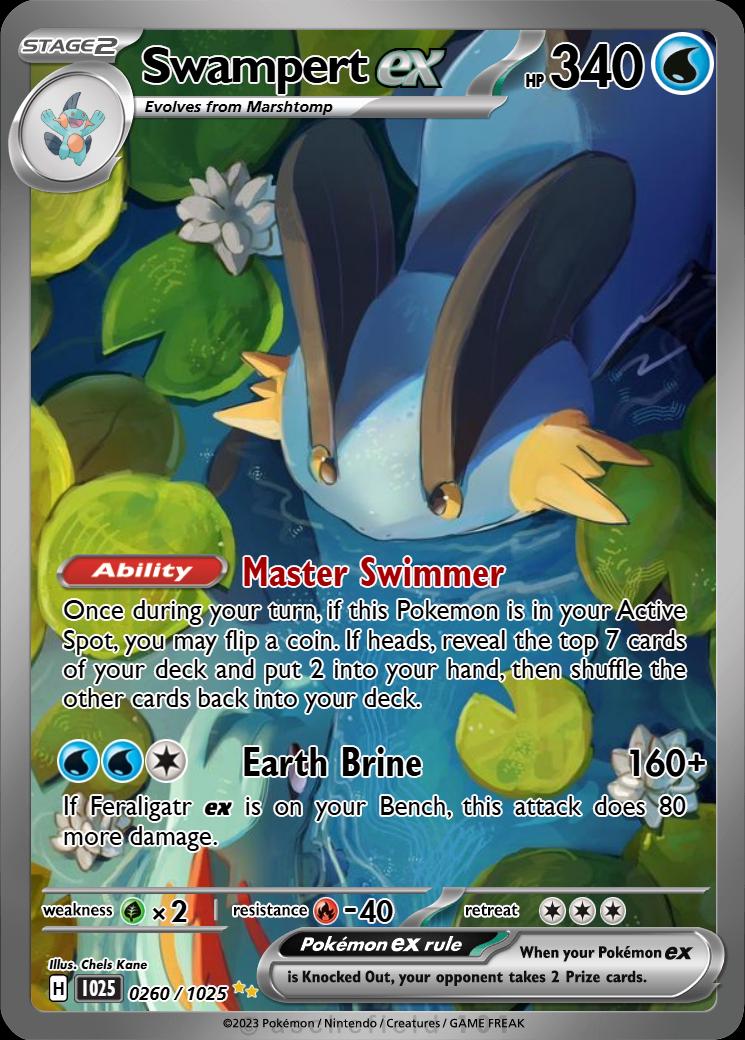 mega swampert pokemon card Amazon.com: Pokemon M Swampert EX XY87 Mega Swampert EX Oversized Jumbo Card  XY 87 : Toys & Games