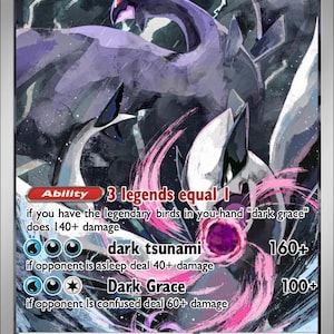 black lugia pokemon card V Alternate Art RarityPromo Hit Points300 HP Psychic pokemon dark lugia card BGS