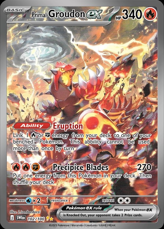 groudon pokemon card full art Team Magma's EX #15 EXTENDED Raycardza have for your premier collection. Finally tracked down this Dark