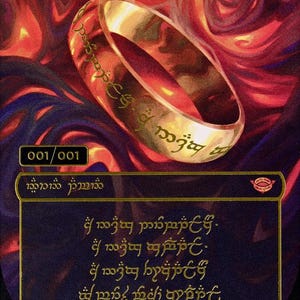 the one ring mtg cards Proxy Gaming Cards Condition Has anyone found the MTG