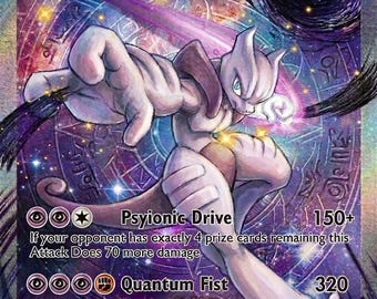 Mega Mewtwo X Full Art Holo