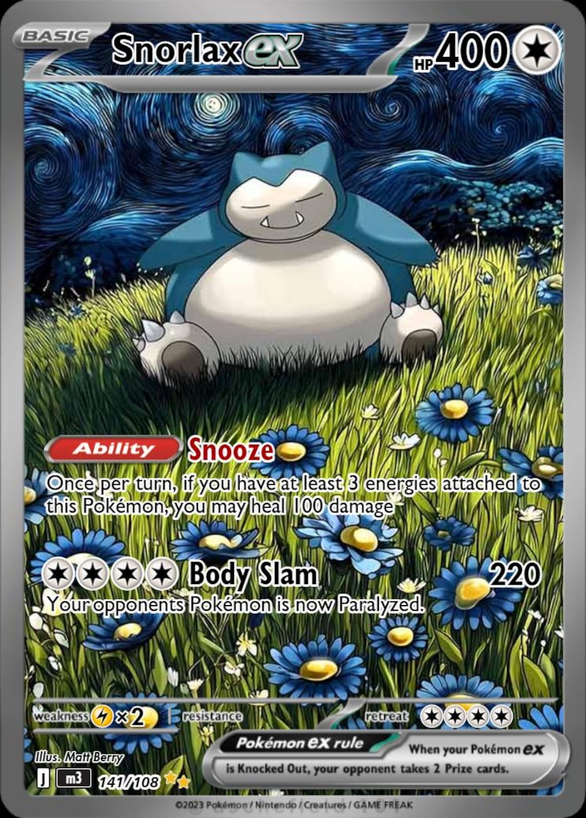 Snorlax Ex Full Art - Etsy