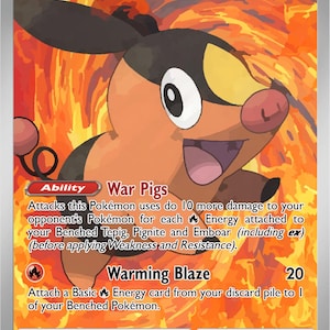 shiny tepig pokemon card Colorless Take Down (30) This Pokémon does 10 damage to itself Tepig SWSH172 Cosmos Holo Rare
