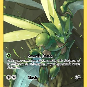 scyther pokemon card price 7/149 this Pokmon cant use Slashing Strike.) Scyther Full Art Card -