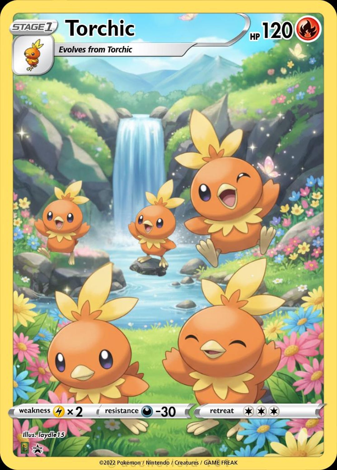 Tourchic Torchic Full Art - Etsy