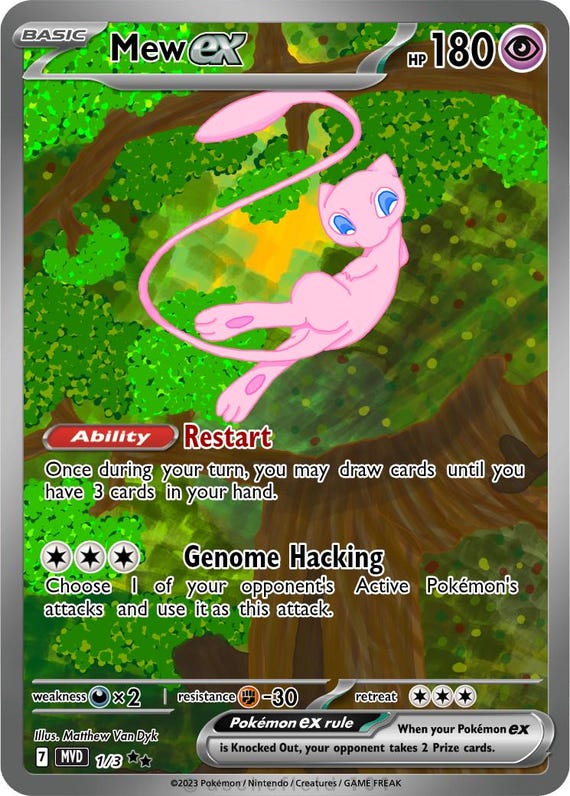 Mew Ex Full Art - Etsy