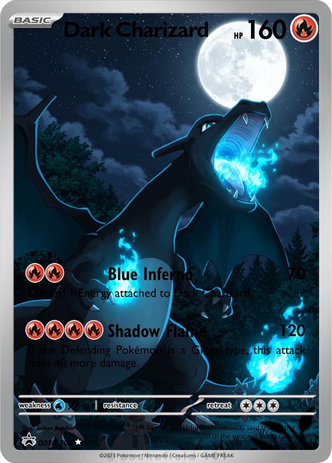 Dark Charizard Full Art - Etsy