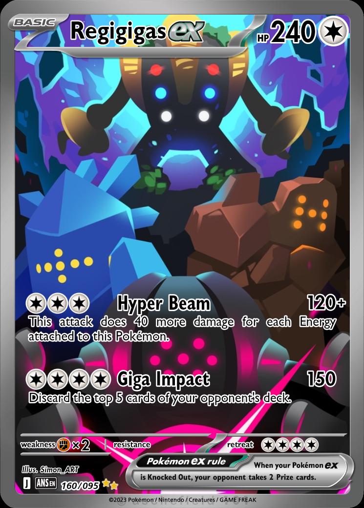 Regigigas Card - Etsy