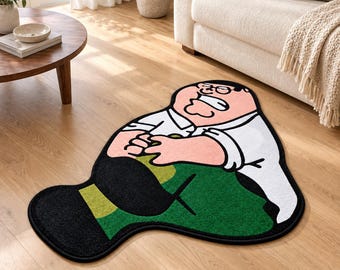 Peter Griffin Family Guy Teppich in Form einer lustigen Cartoon-Fußmatte – Geschenkidee für Zuhause
