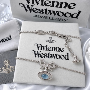 Vivienne westwood blue orb necklace - Etsy 日本