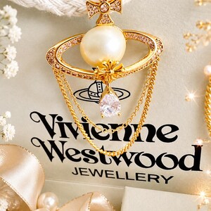 Vivienne Westwood Orb Brooch - Etsy