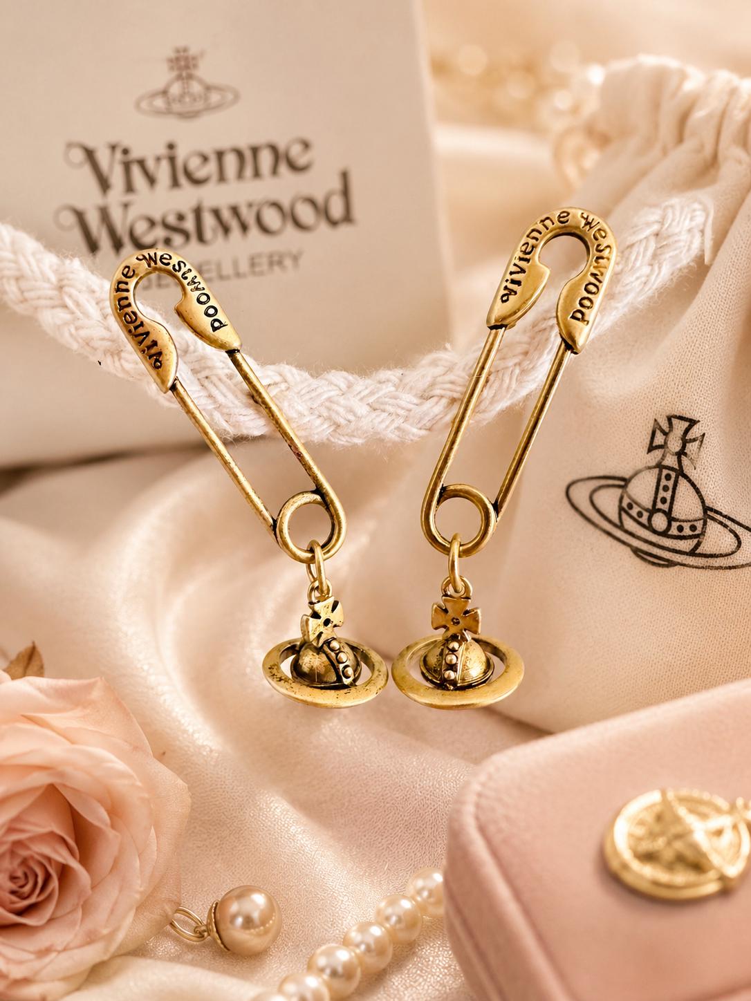 Vivienne Westwood Pin Earrings - Etsy Ireland vivienne westwood 