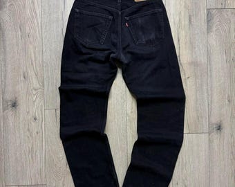 Levis 501 Jeans Bottoms Black 90s