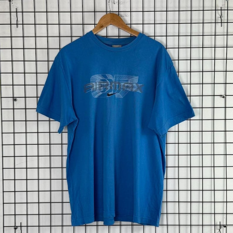 Nike Vintage 90s Air Max Logo T-shirt Blå bild 1