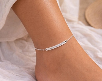 Anklet Bracelet | Positive Mental Attitude | Minimalist Jewelry | Dainty Jewelry | Ankle Bracelet | Anklets for Women