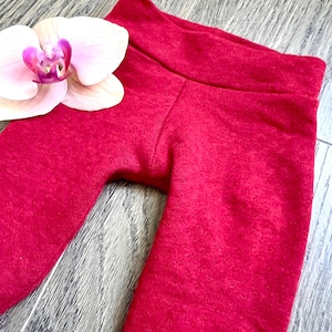 Red Cotton Pointelle Tights for My Child Dolls
