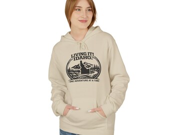 Live It Idaho Adventure design Hoodie | One Adventure At A Time, MTB