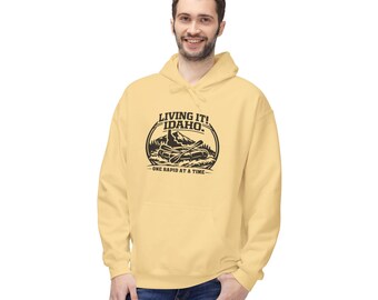 Live It! Idaho! - rafting design Hoodie | One Trail At A Time, MTB