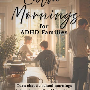 Calm Mornings for ADHD Families | Visual Routine System, Executive Function Support