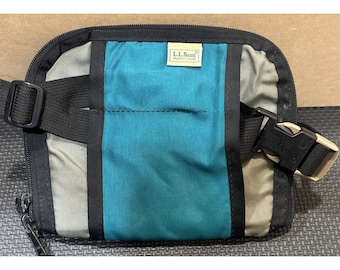 LL Bean Fanny Waist Lumbar Pack Adjustable Hiking Outdoors Travel Cordura Green!