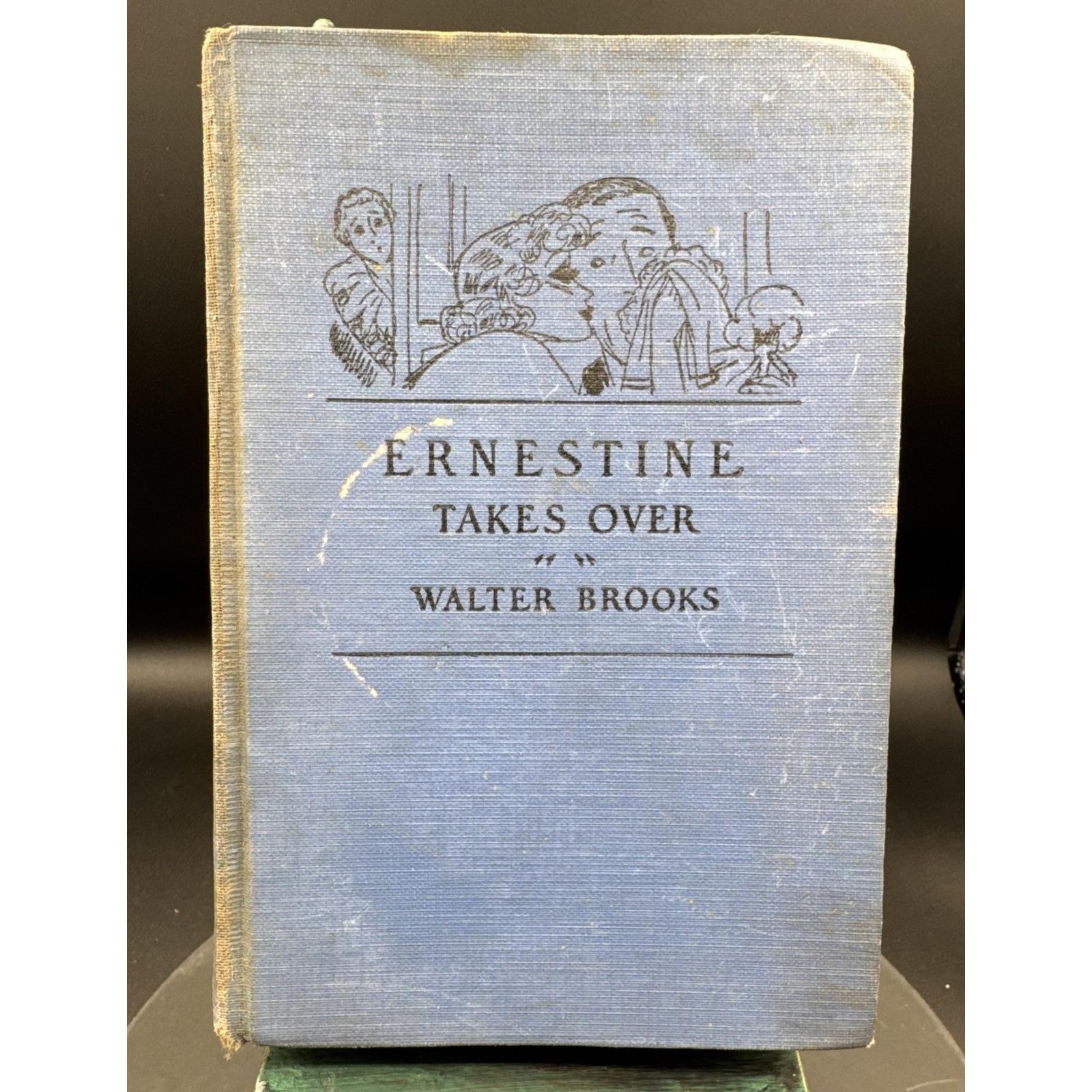 VTG 1938 Ernestine Takes Over / Walter Brooks / Tapa dura / Triangle Books