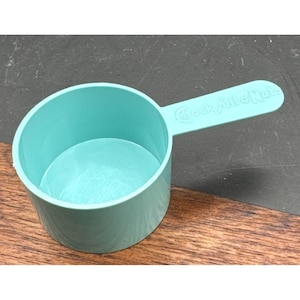 VTG Chock Full O'Nuts | Coffee Scoop | Turquoise | The Heavenly Coffee | 1970s
