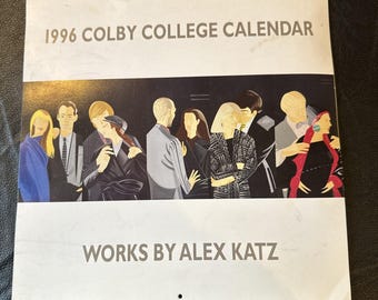 Vintage 1996 Colby College Calendar With Framable Pictures Alex Katz