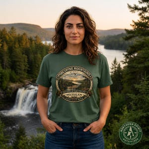 Porcupine Mountains Michigan Shirt | Lake of the Clouds Tee | Upper Peninsula Hiking Shirt | UP Adventure Gift