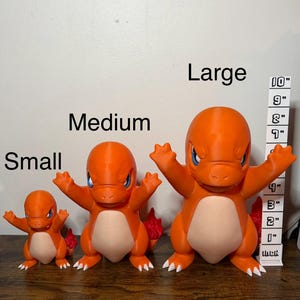 Charmander Pokémon Desk Decor – Anime Gift for Gamer – Gaming Room Setup Decor – Window Display Figure bild 2