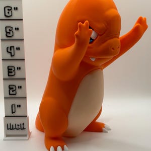 Charmander Pokémon Desk Decor – Anime Gift for Gamer – Gaming Room Setup Decor – Window Display Figure bild 9