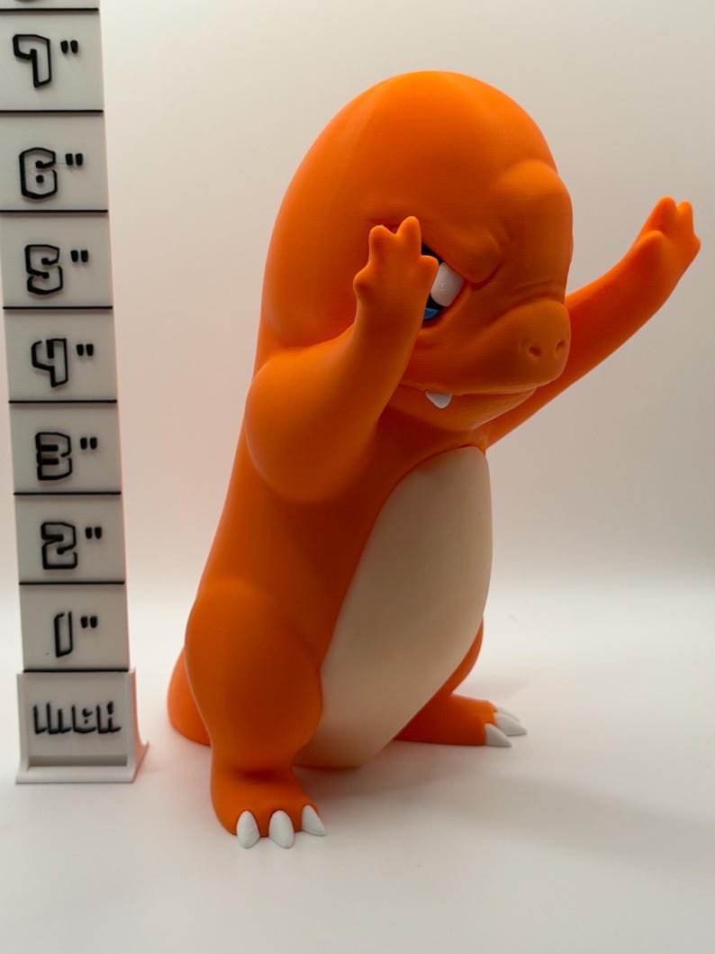 Charmander Pokémon Desk Decor – Anime Gift for Gamer – Gaming Room Setup Decor – Window Display Figure bild 9